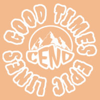 Good times midweight hoodie (rear design) Design