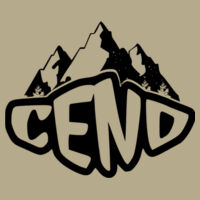 Mountains logo heavyweight hoodie Design