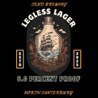 Cend Brewing Legless Lager Ship  Design