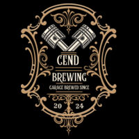 Cend Brewing Garage Brewed Design