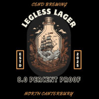 Cend Brewing Legless Lager Ship  Design